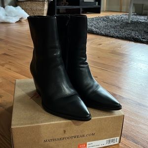 Matisse Black Leather Boot